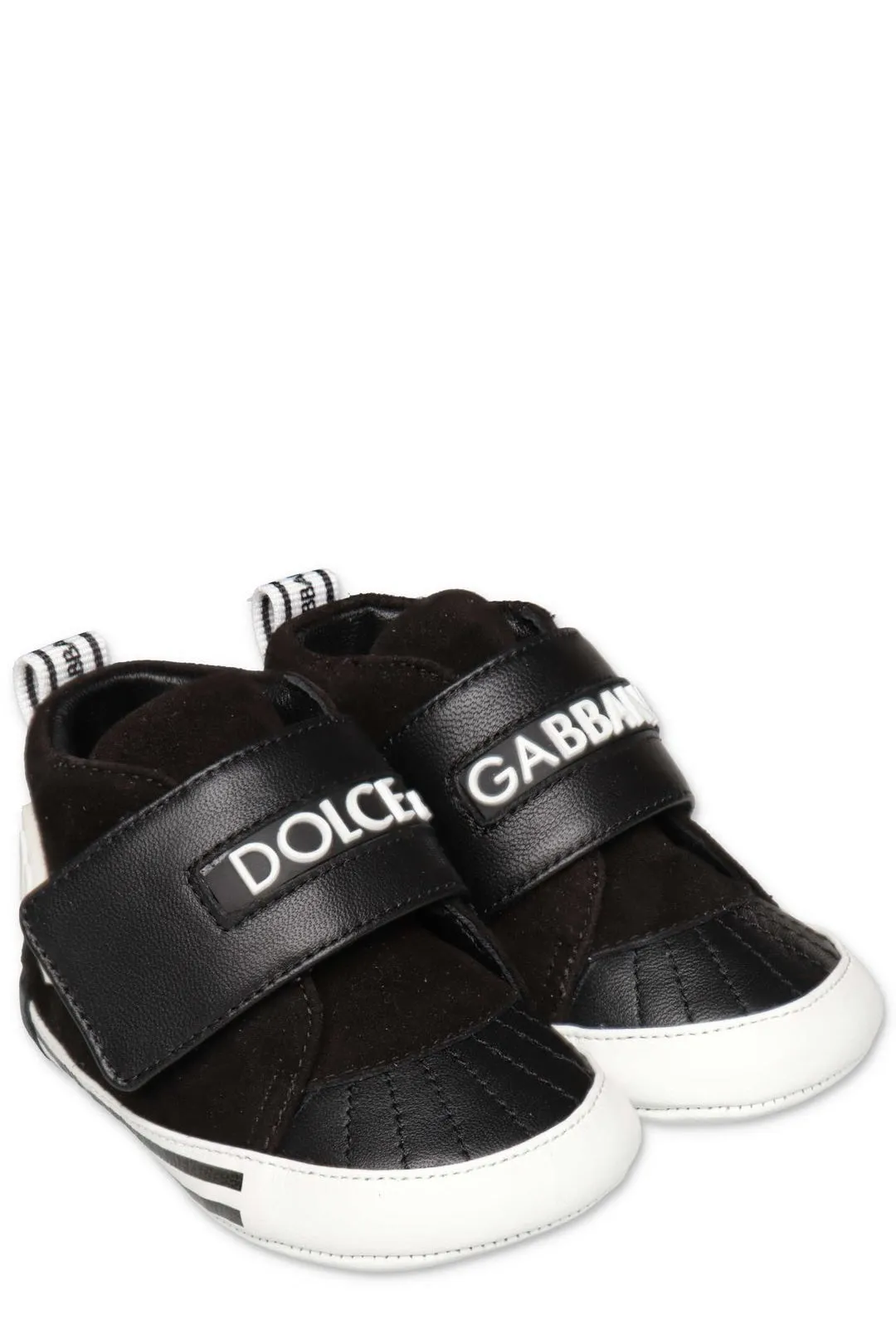 Dolce & Gabbana Kids Logo Touch Strap Sneakers