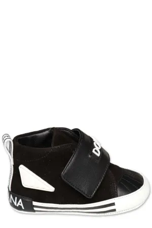 Dolce & Gabbana Kids Logo Touch Strap Sneakers