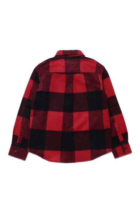 Dsquared2 Kids Check Pattern Long Sleeved Shirt