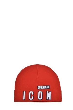 Dsquared2 Kids Icon Logo Patch Beanie