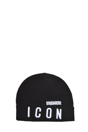 Dsquared2 Kids Icon Logo Patch Beanie