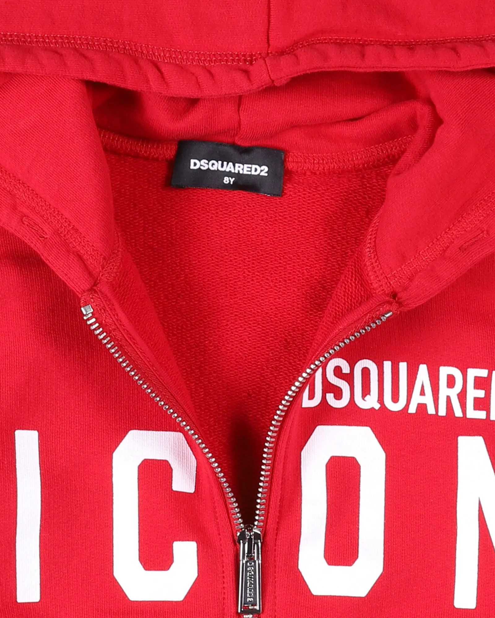 Dsquared2 Kids Icon Logo Printed Hooded Jacket