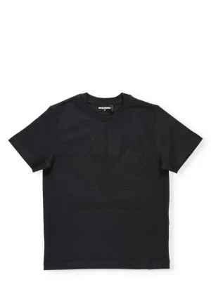 Dsquared2 Kids Logo Embossed Crewneck T-Shirt