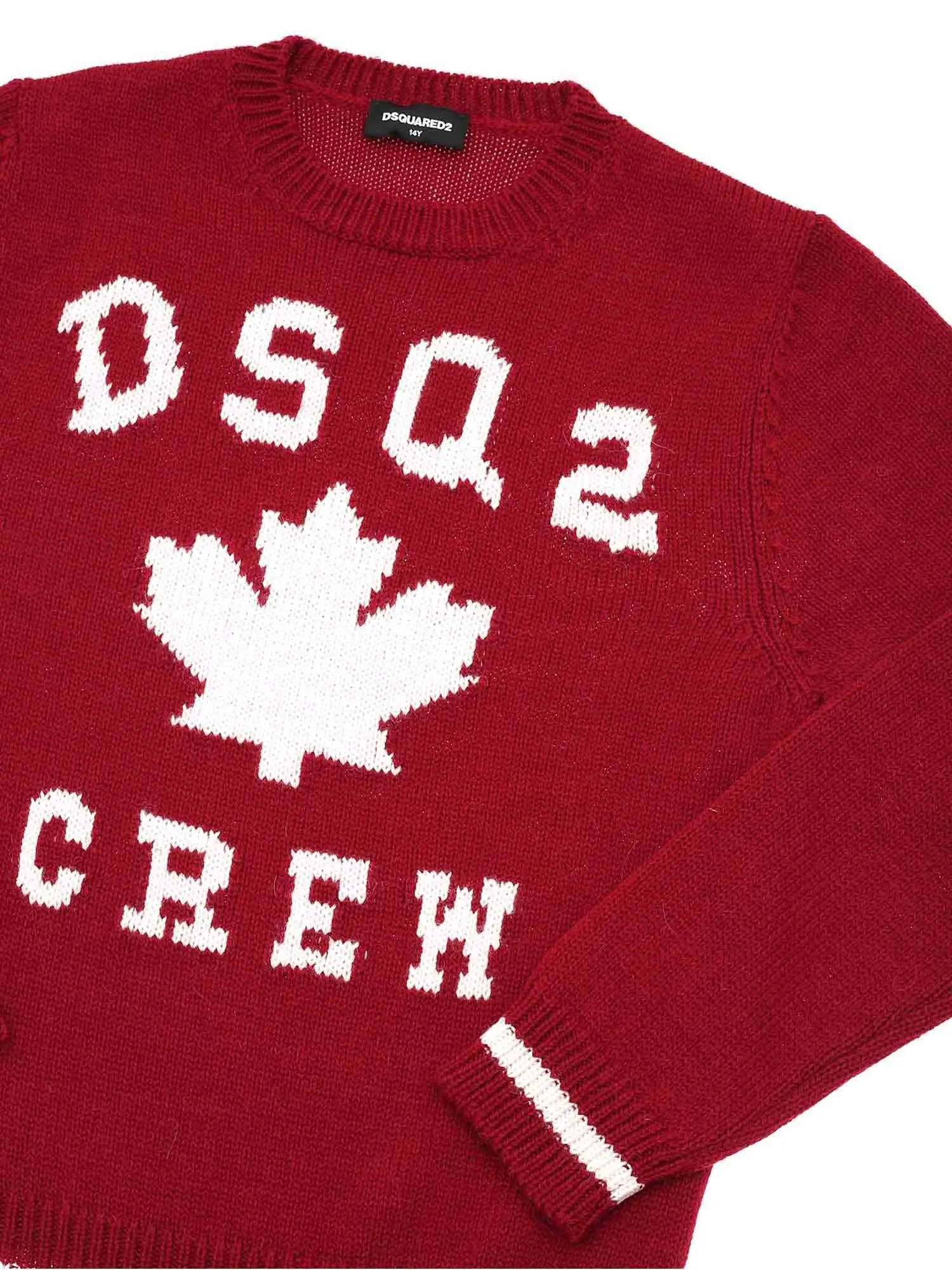 Dsquared2 Kids Logo Intarsia Knit Jumper