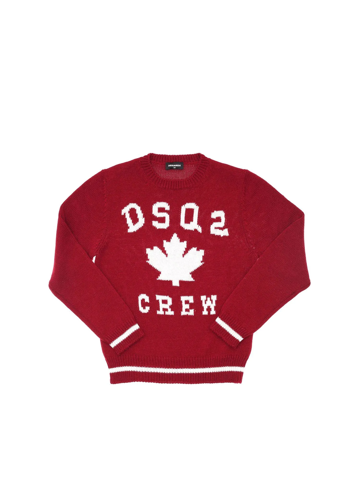 Dsquared2 Kids Logo Intarsia Knit Jumper