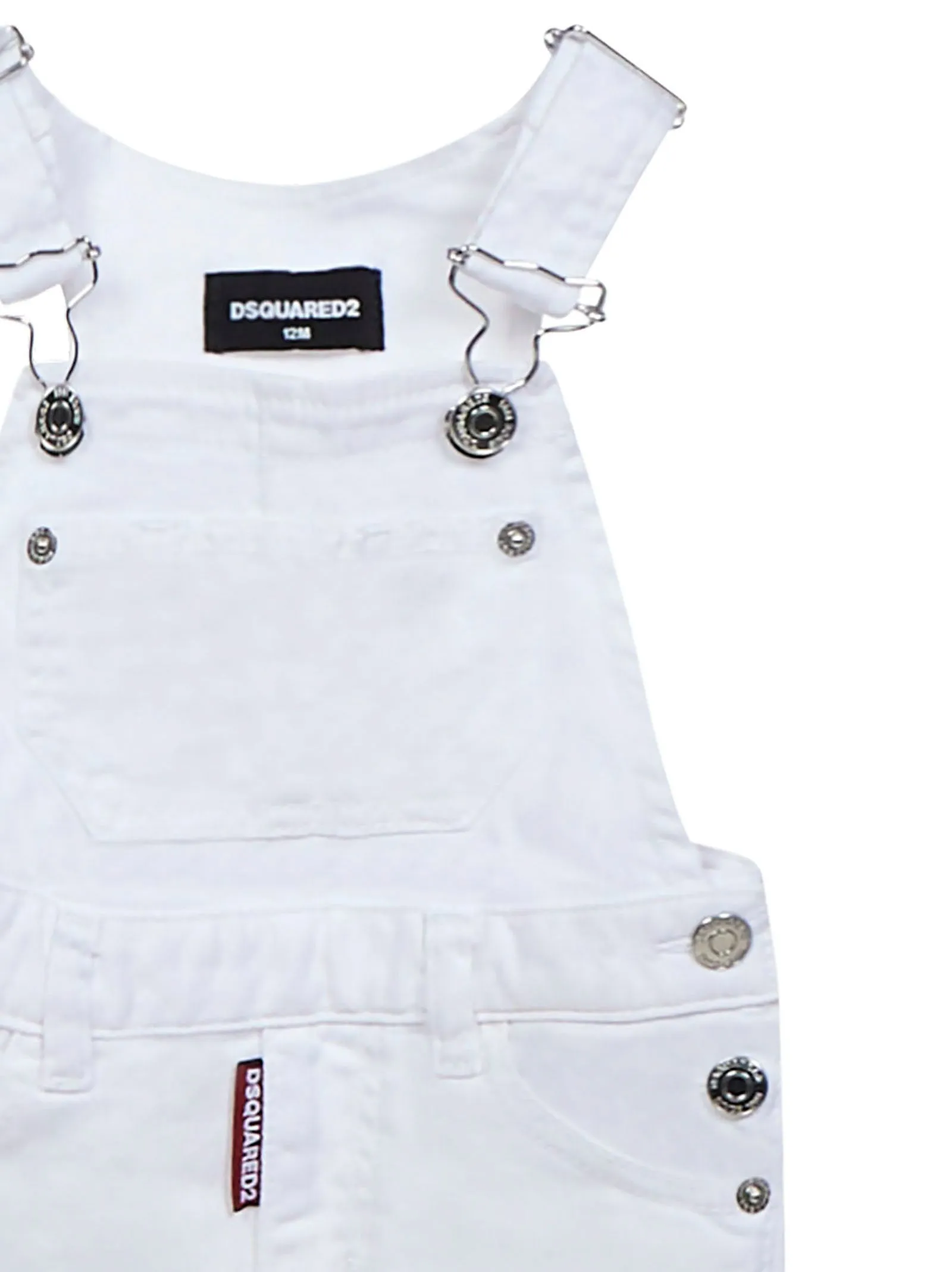 Dsquared2 Kids Logo Label Denim Jumpsuit