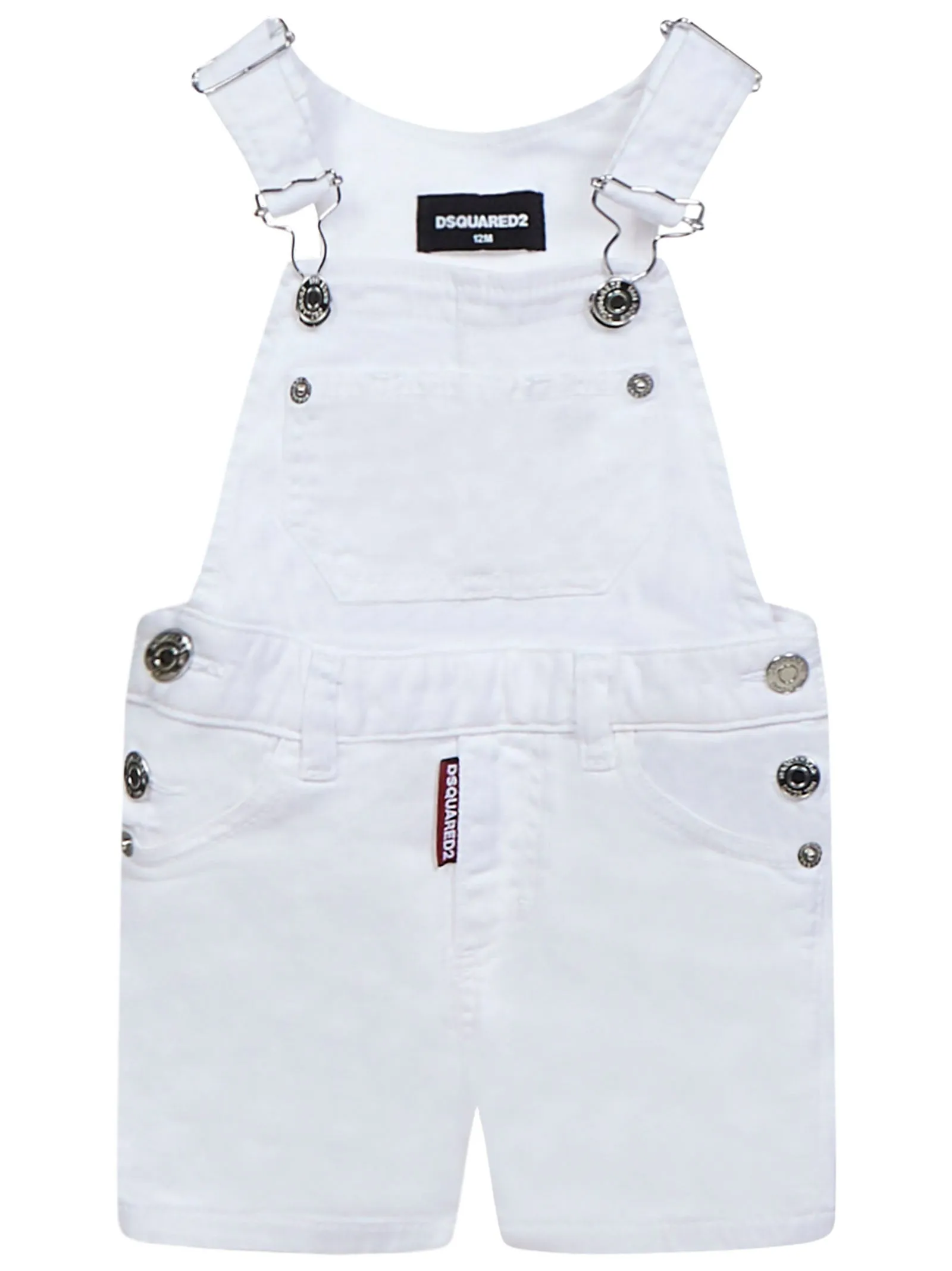 Dsquared2 Kids Logo Label Denim Jumpsuit