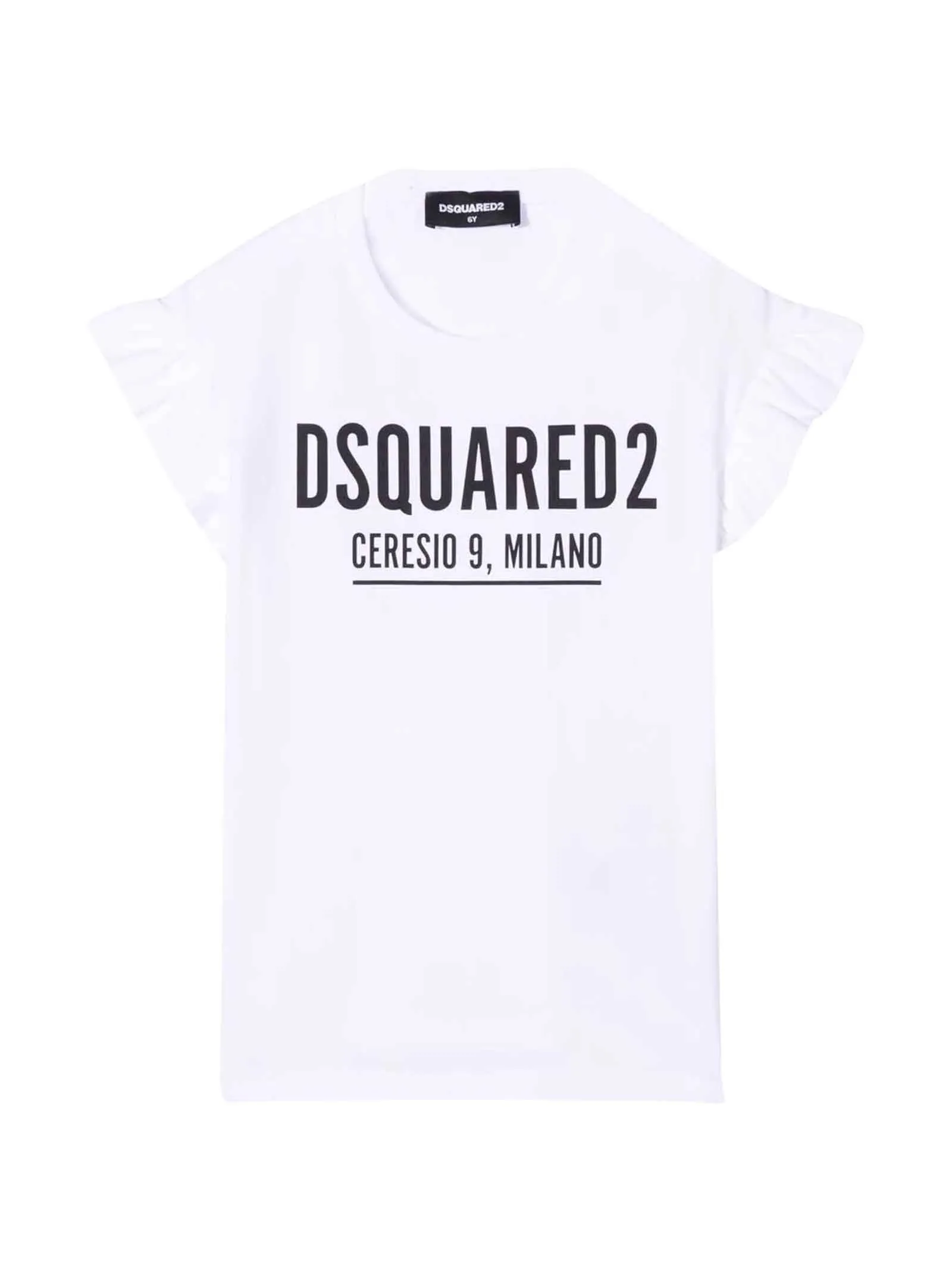 Dsquared2 Kids Logo Print Crewneck T-Shirt