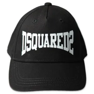 Dsquared2 Kids Logo Printed Baseball Cap