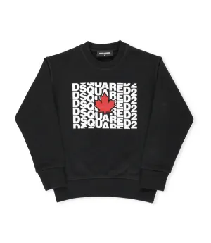 Dsquared2 Kids Logo Printed Crewneck Sweatshirt