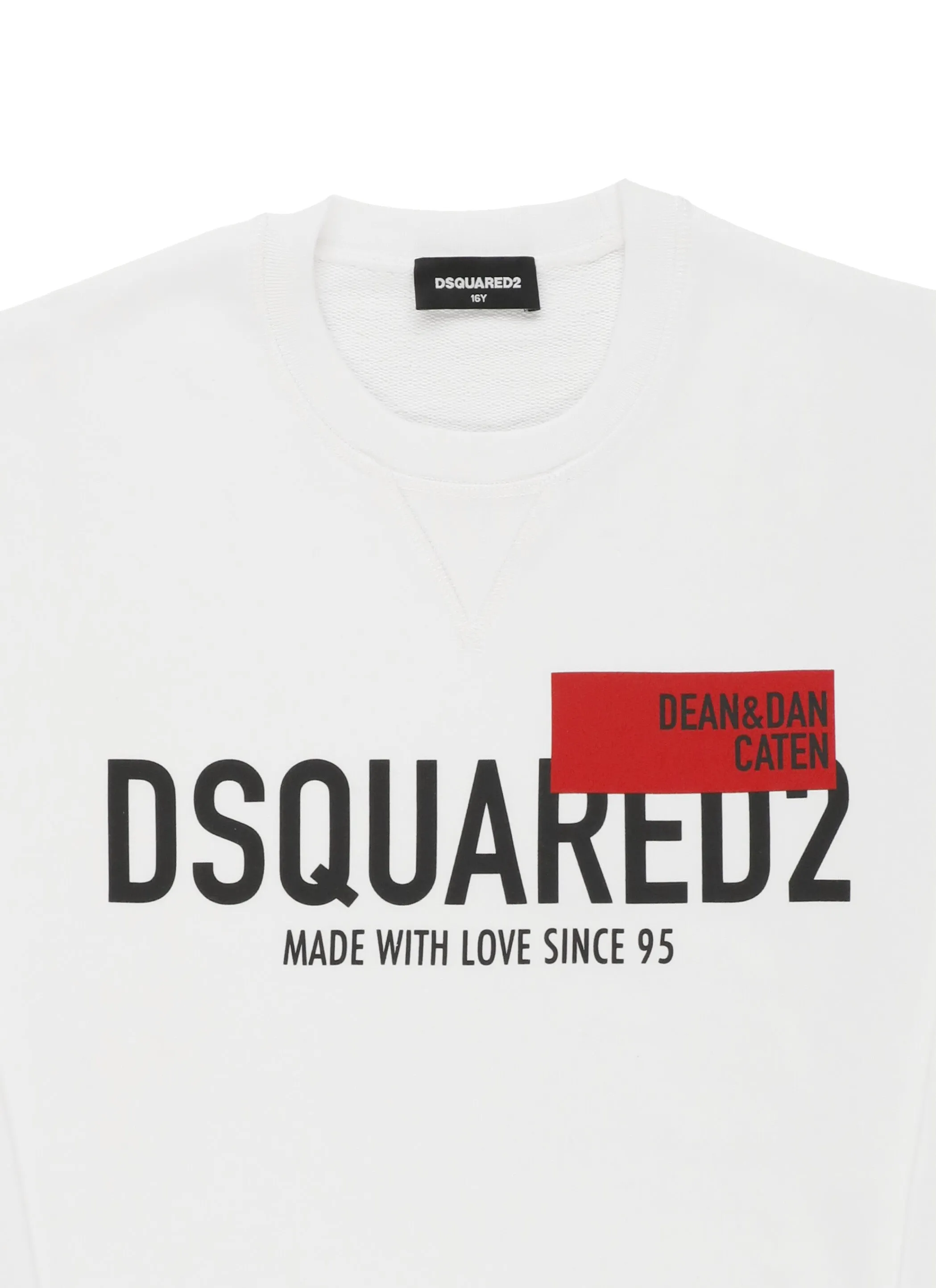 Dsquared2 Kids Logo Printed Crewneck Sweatshirt