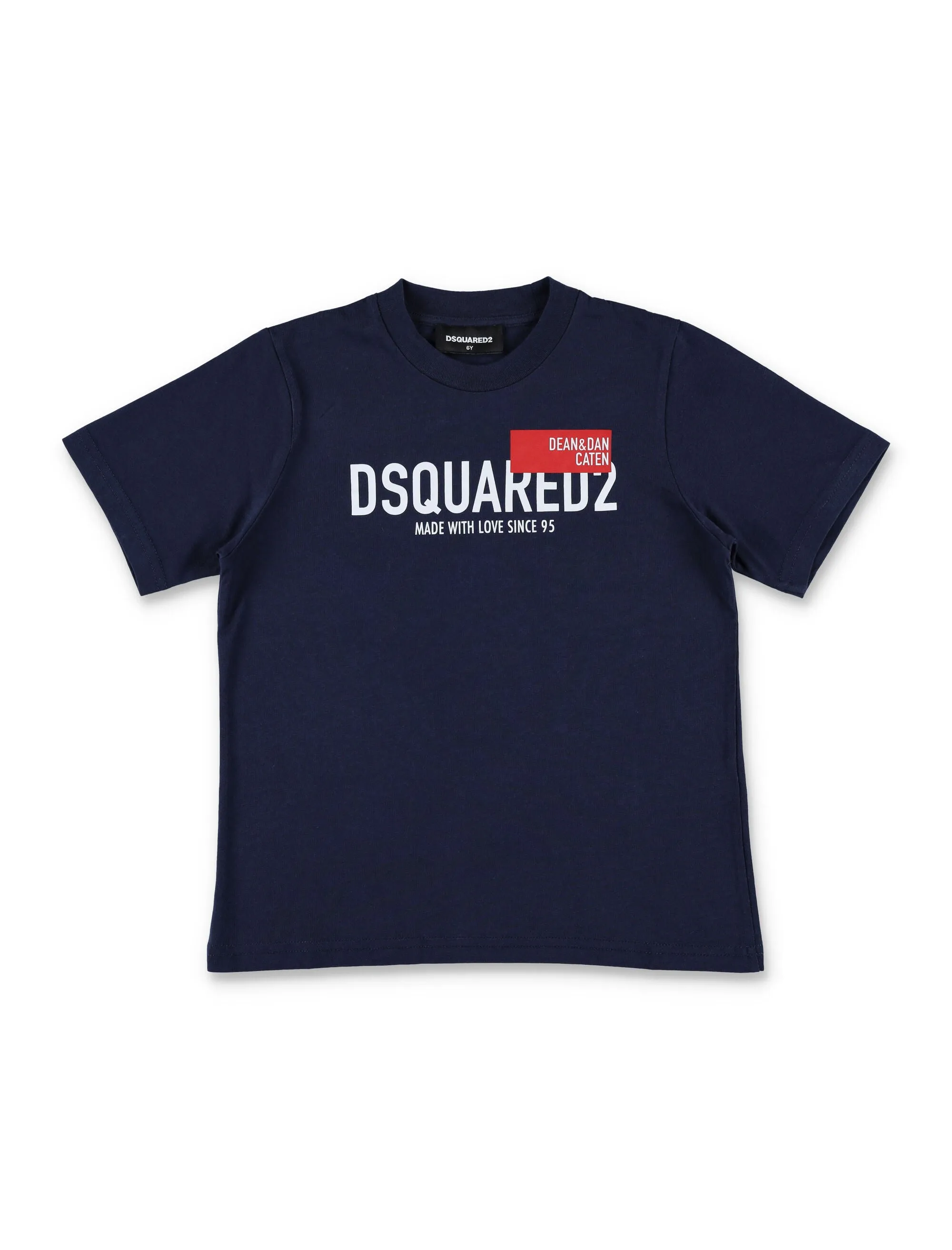 Dsquared2 Kids Logo Printed Crewneck T-Shirt