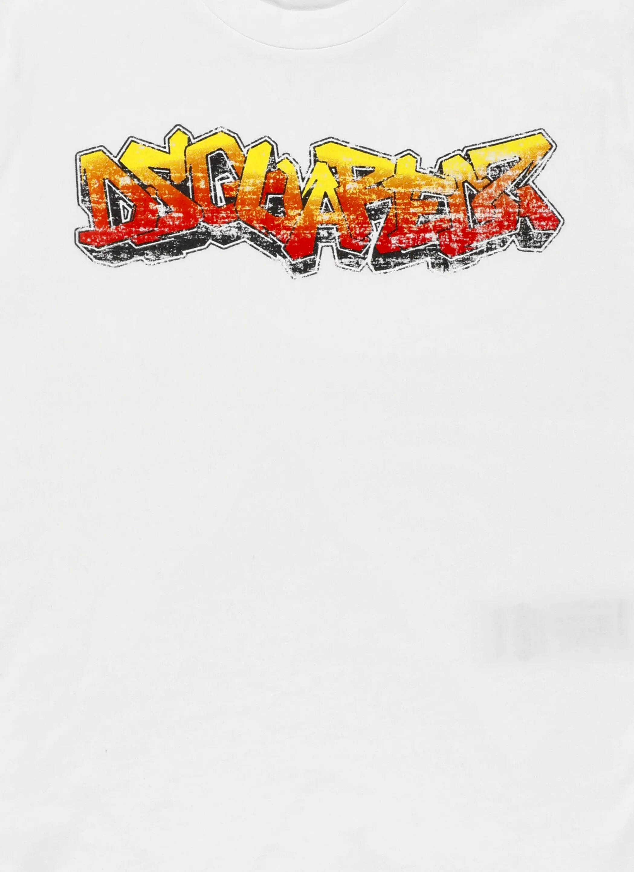 Dsquared2 Kids Logo Printed Crewneck T-Shirt