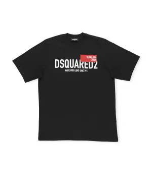 Dsquared2 Kids Logo Printed Crewneck T-Shirt