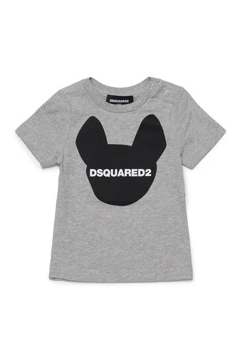 Dsquared2 Kids Logo Printed Crewneck T-Shirt