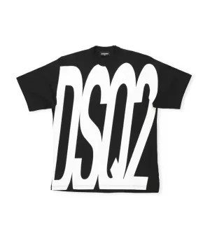 Dsquared2 Kids Logo Printed Crewneck T-Shirt