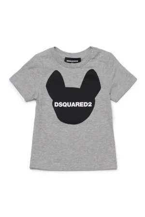 Dsquared2 Kids Logo Printed Crewneck T-Shirt