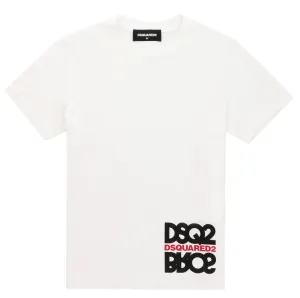 Dsquared2 Kids Logo Printed Crewneck T-Shirt