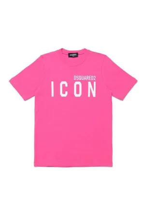 Dsquared2 Kids Logo Printed Crewneck T-Shirt