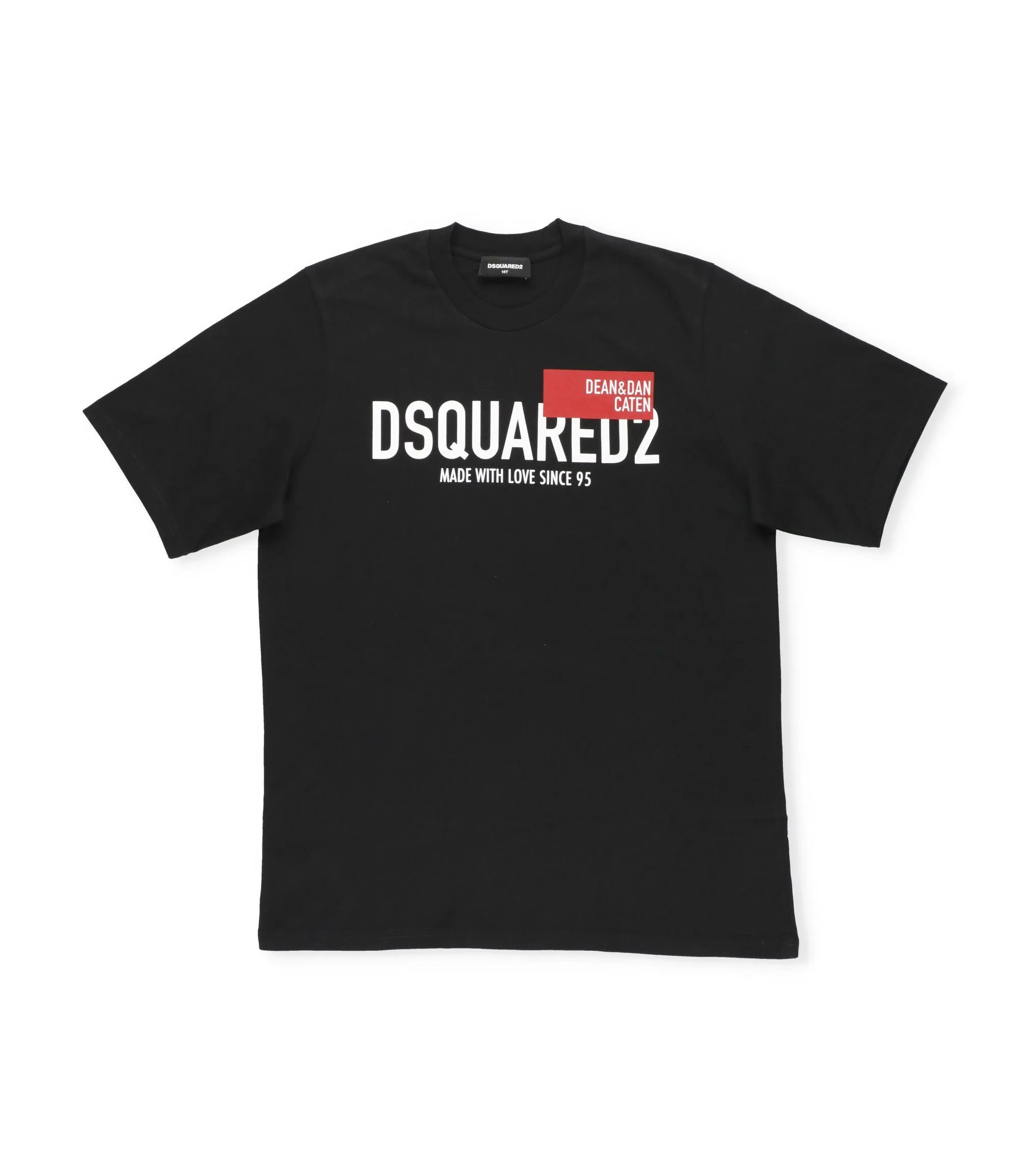 Dsquared2 Kids Logo Printed Crewneck T-Shirt