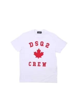 Dsquared2 Kids Logo Printed Crewneck T-Shirt