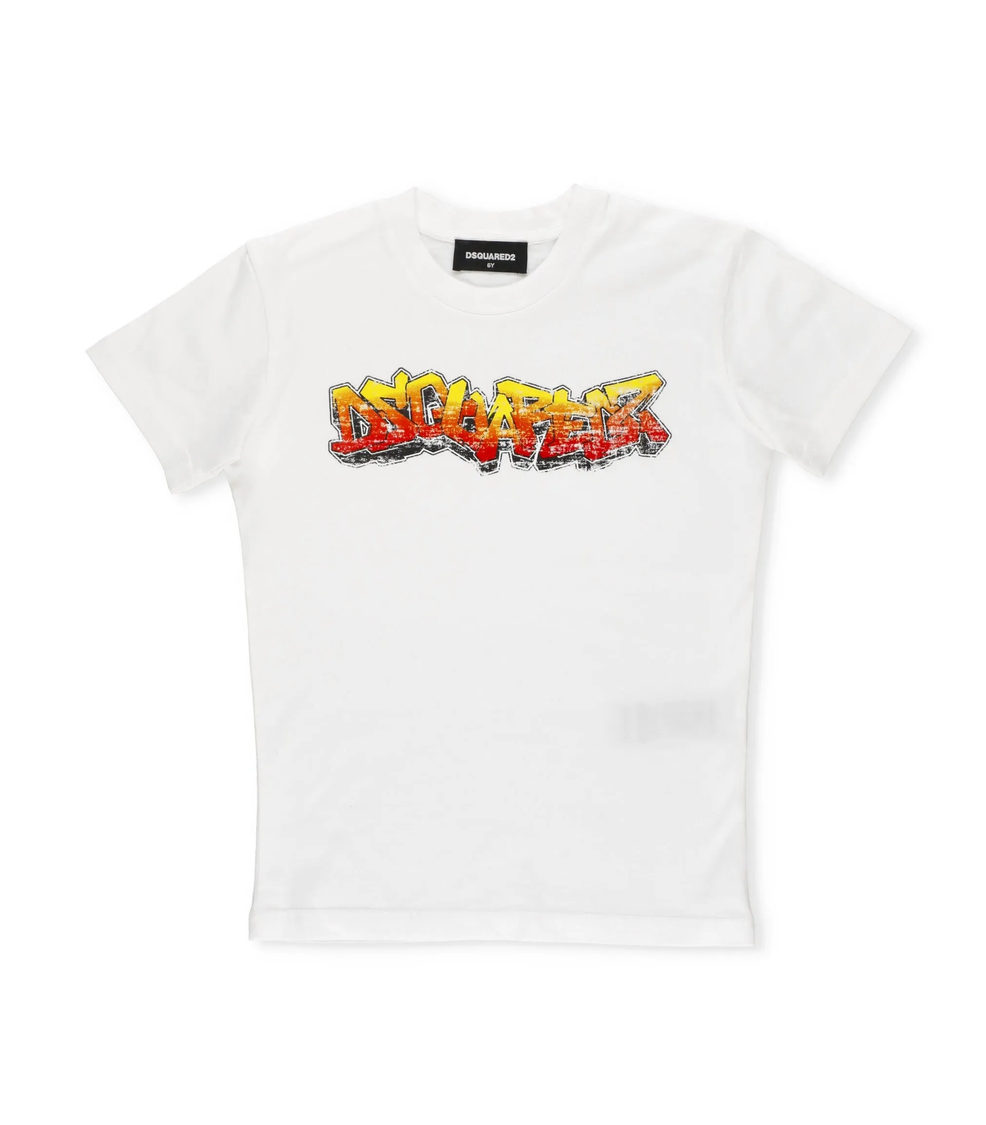 Dsquared2 Kids Logo Printed Crewneck T-Shirt