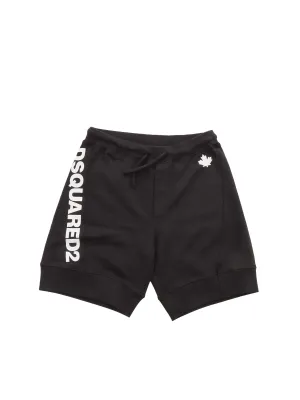 Dsquared2 Kids Logo Printed Drawstring Shorts