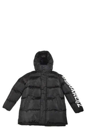 Dsquared2 Kids Logo Printed Puffer Jacket