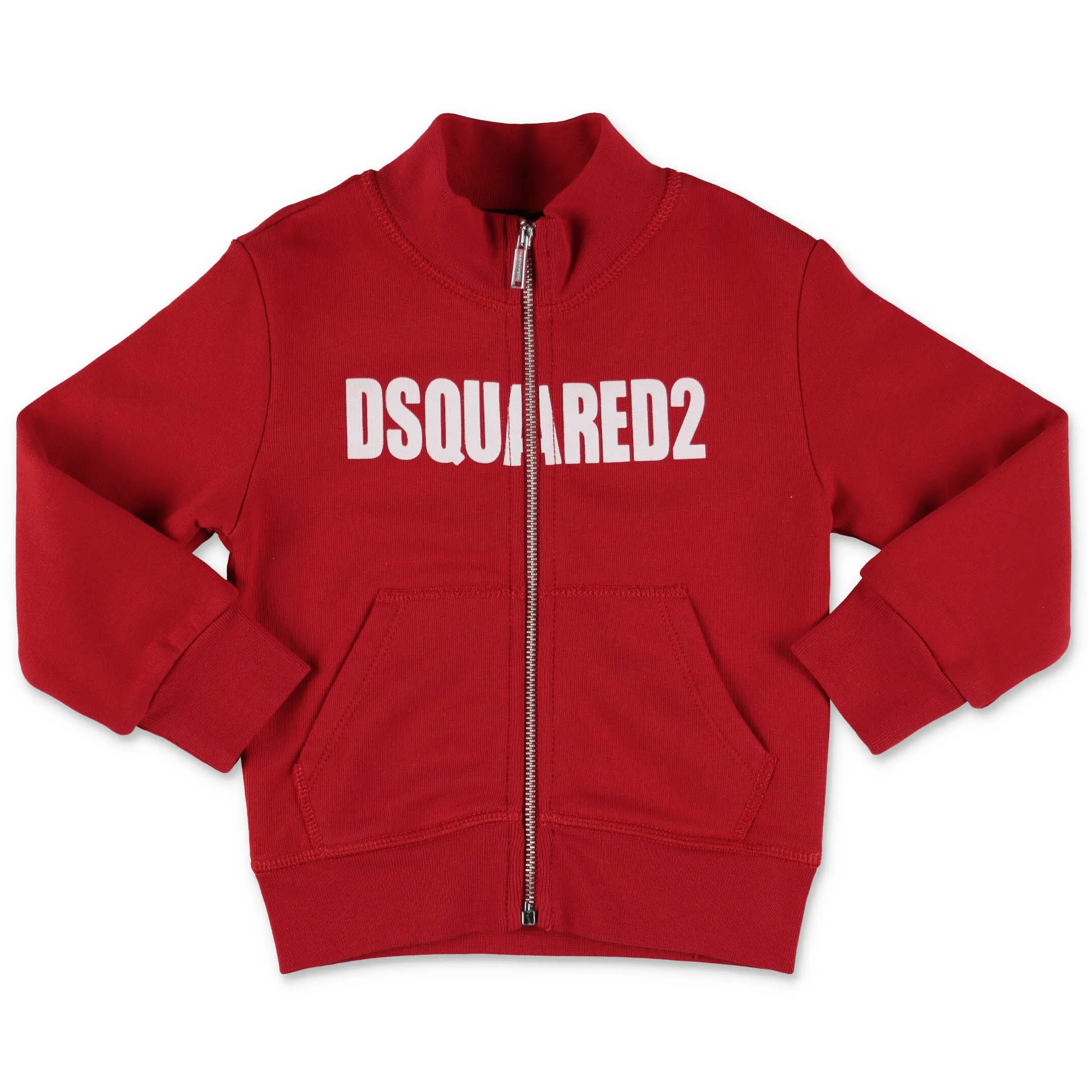 Dsquared2 Kids Logo Printed Zip-Up Sweatshirt