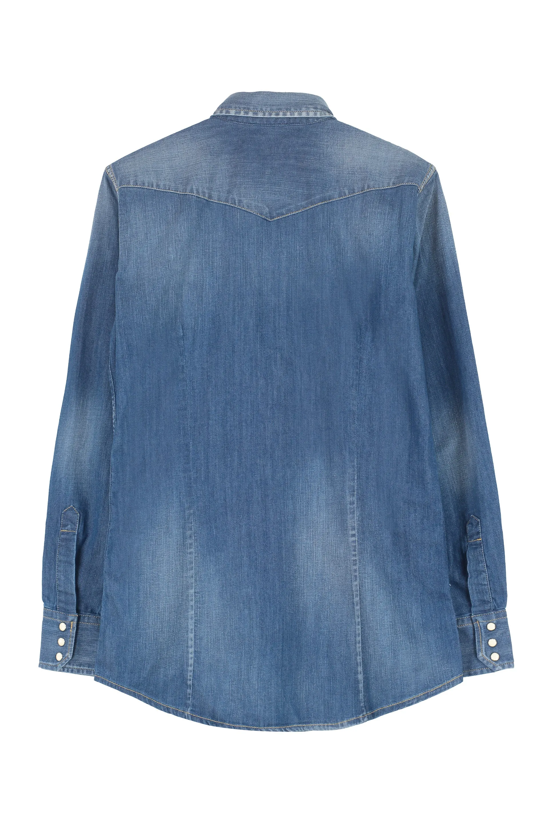 Dsquared2 Kids Logo Tag Denim Shirt