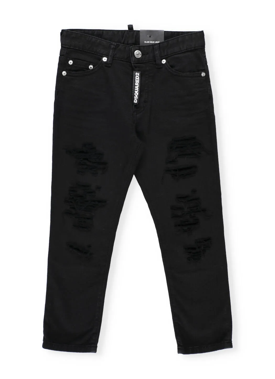 Dsquared2 Kids Ripped Slim Fit Jeans