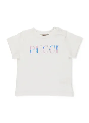 Emilio Pucci Junior Logo Printed Crewneck T-Shirt