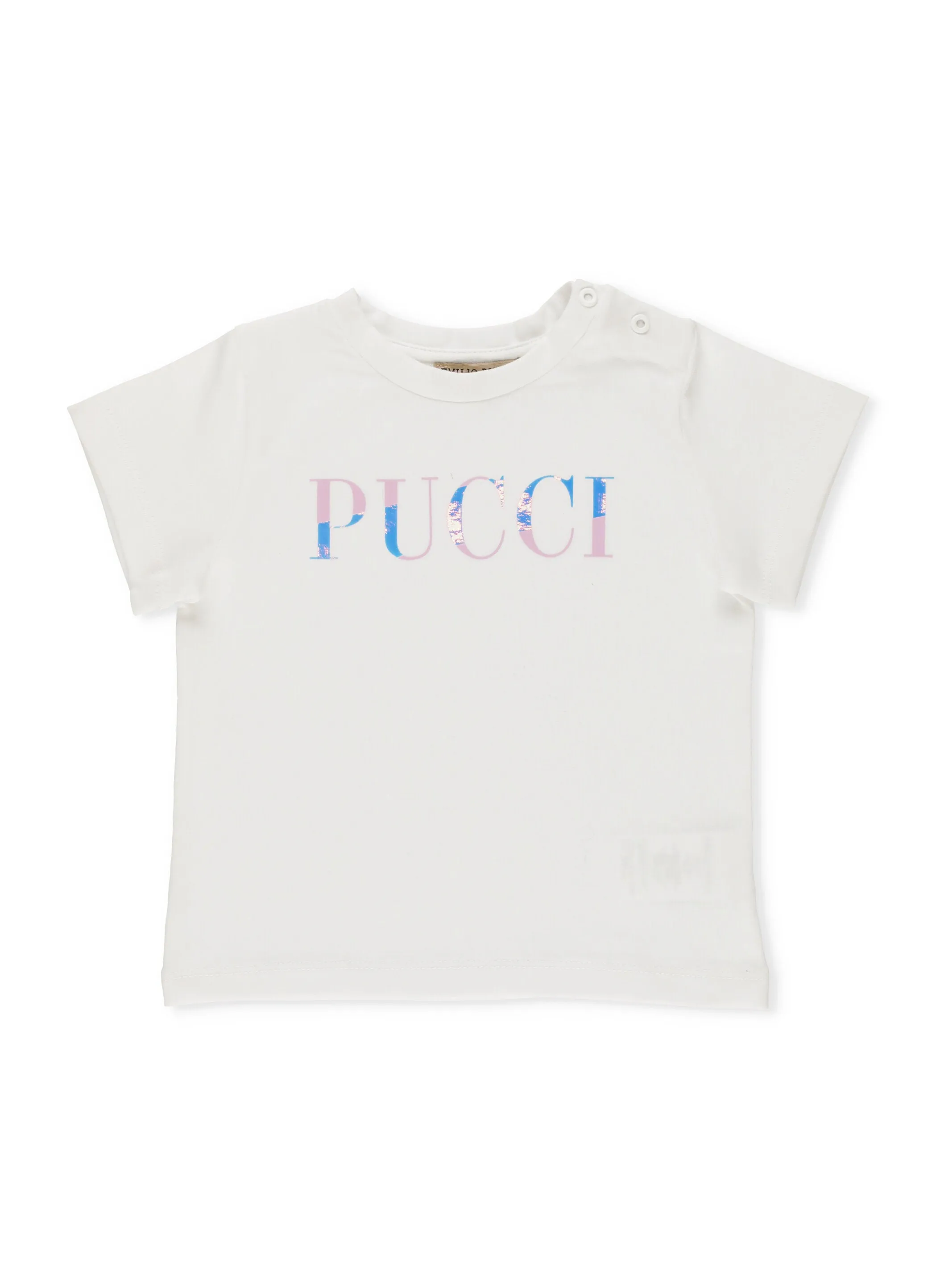 Emilio Pucci Junior Logo Printed Crewneck T-Shirt