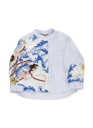 Emilio Pucci Junior Striped Long Sleeved Shirt