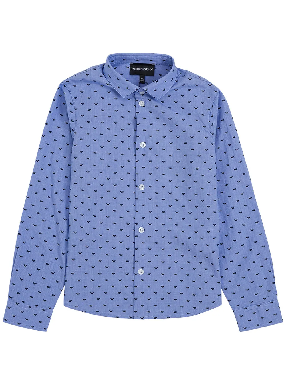 Emporio Armani Kids Allover Logo Printed Shirt