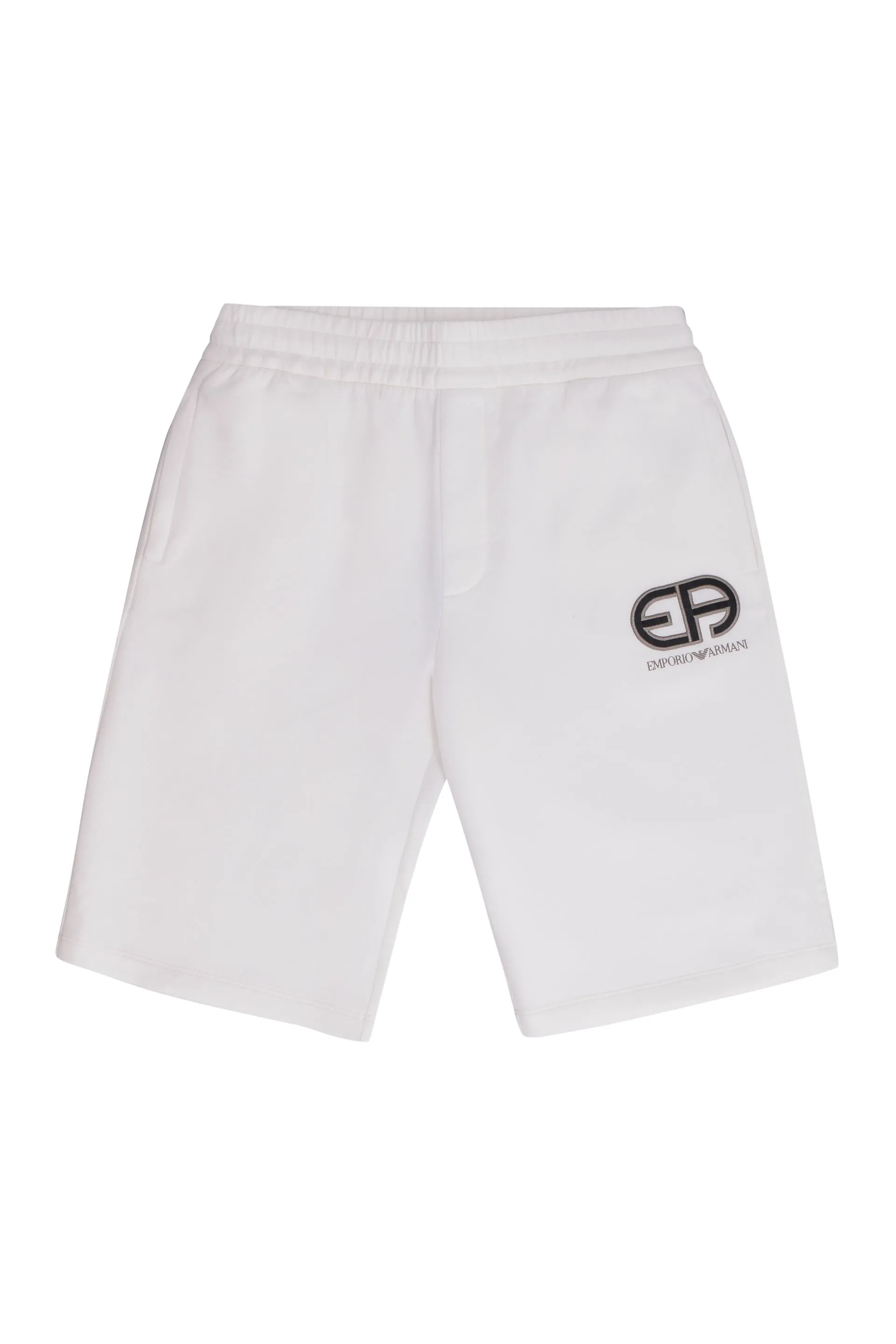 Emporio Armani Kids Embroidered Logo Shorts