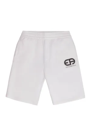 Emporio Armani Kids Embroidered Logo Shorts