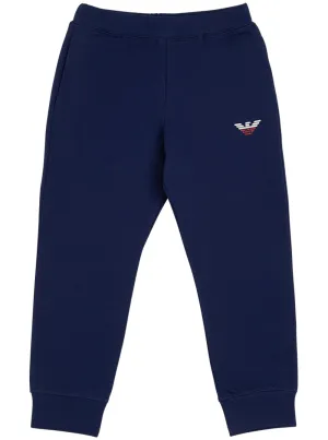 Emporio Armani Kids Logo Detailed Track Pants