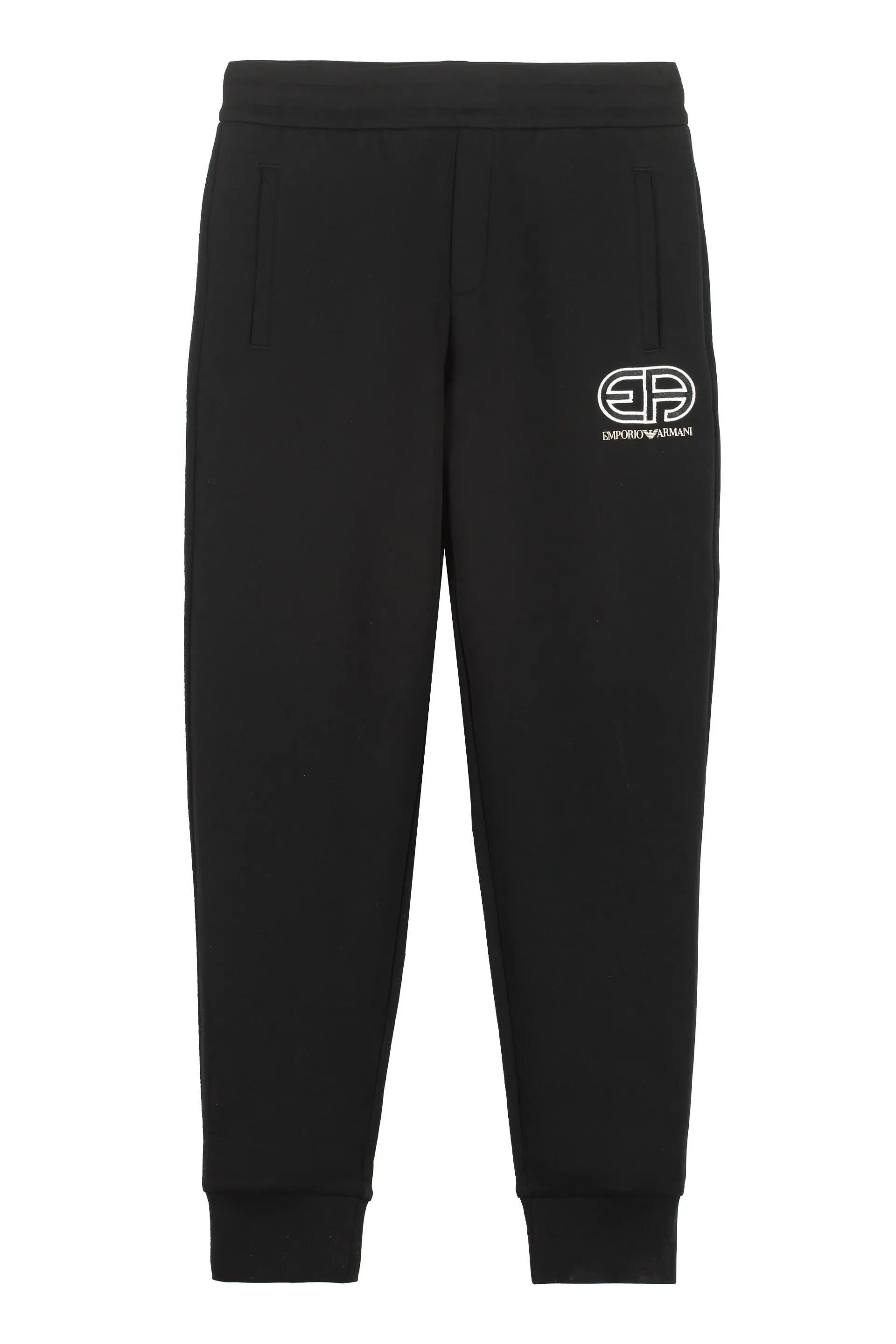 Emporio Armani Kids Logo Embroidered Sweatpants