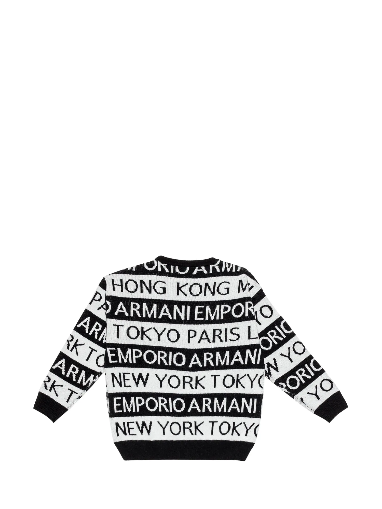 Emporio Armani Kids Logo Intarsia Pullover