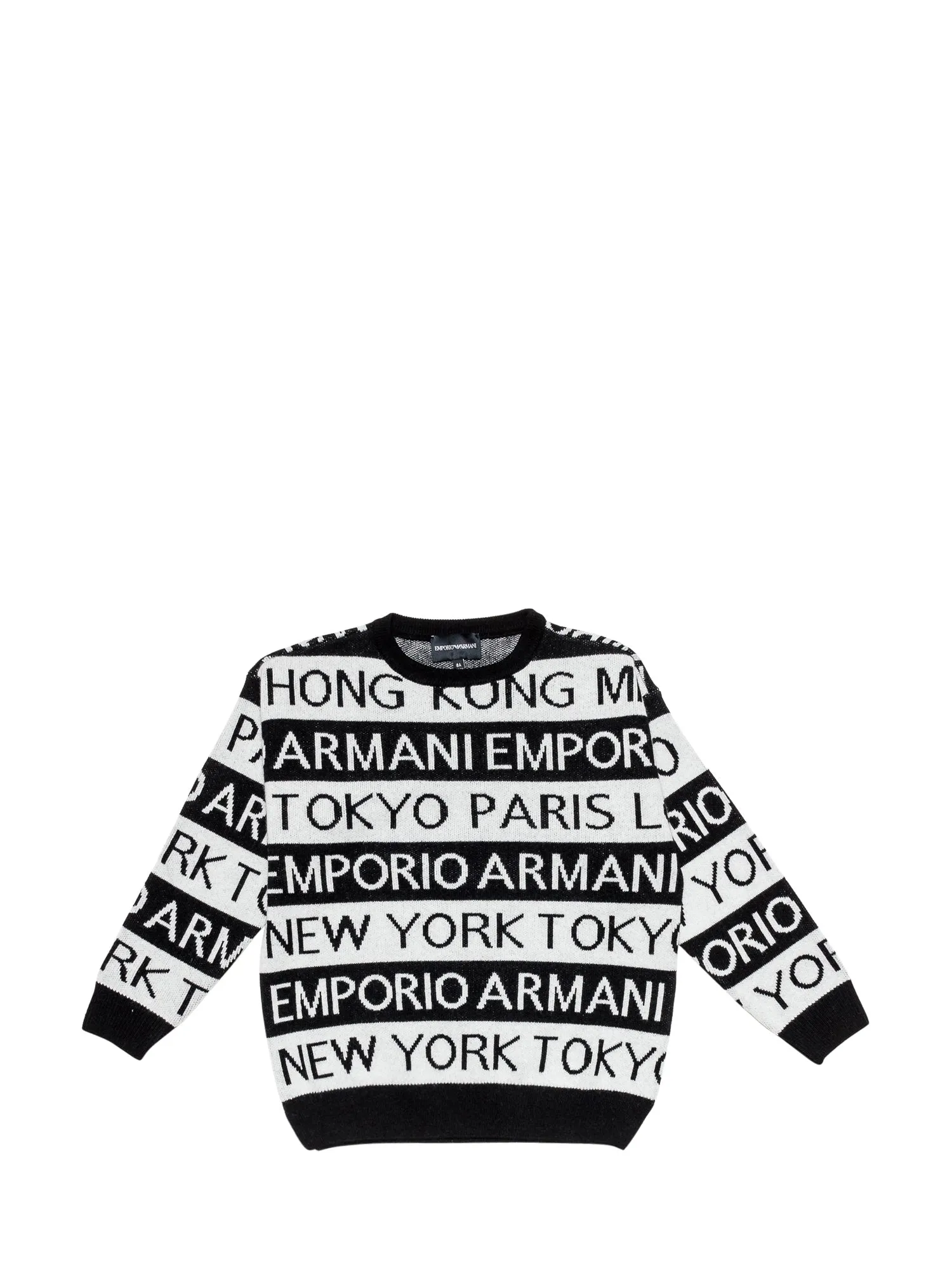 Emporio Armani Kids Logo Intarsia Pullover