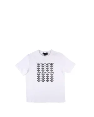 Emporio Armani Kids Logo Motif Print T-Shirt