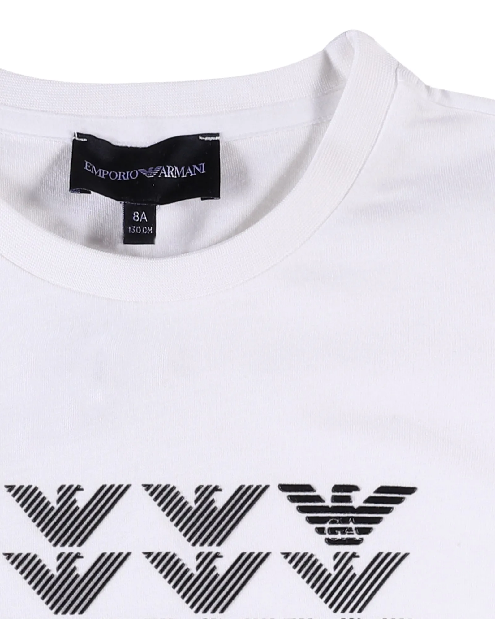 Emporio Armani Kids Logo Motif Print T-Shirt