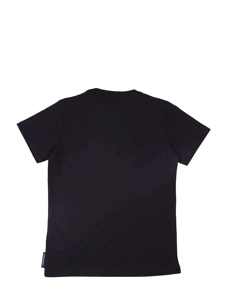 Emporio Armani Kids Logo Print Crewneck T-Shirt
