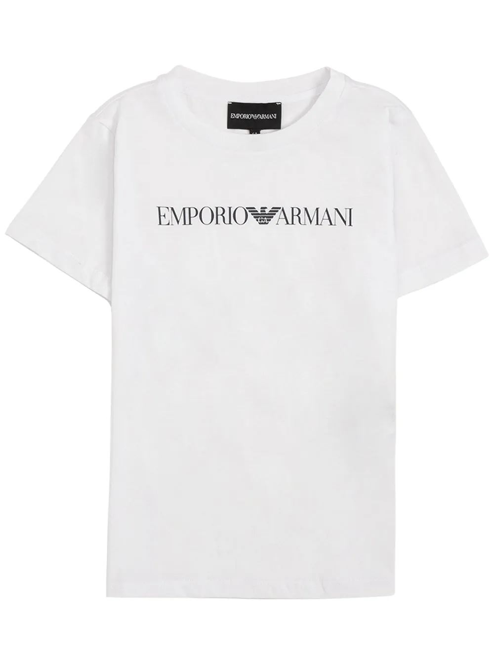 Emporio Armani Kids Logo Print Crewneck T-Shirt