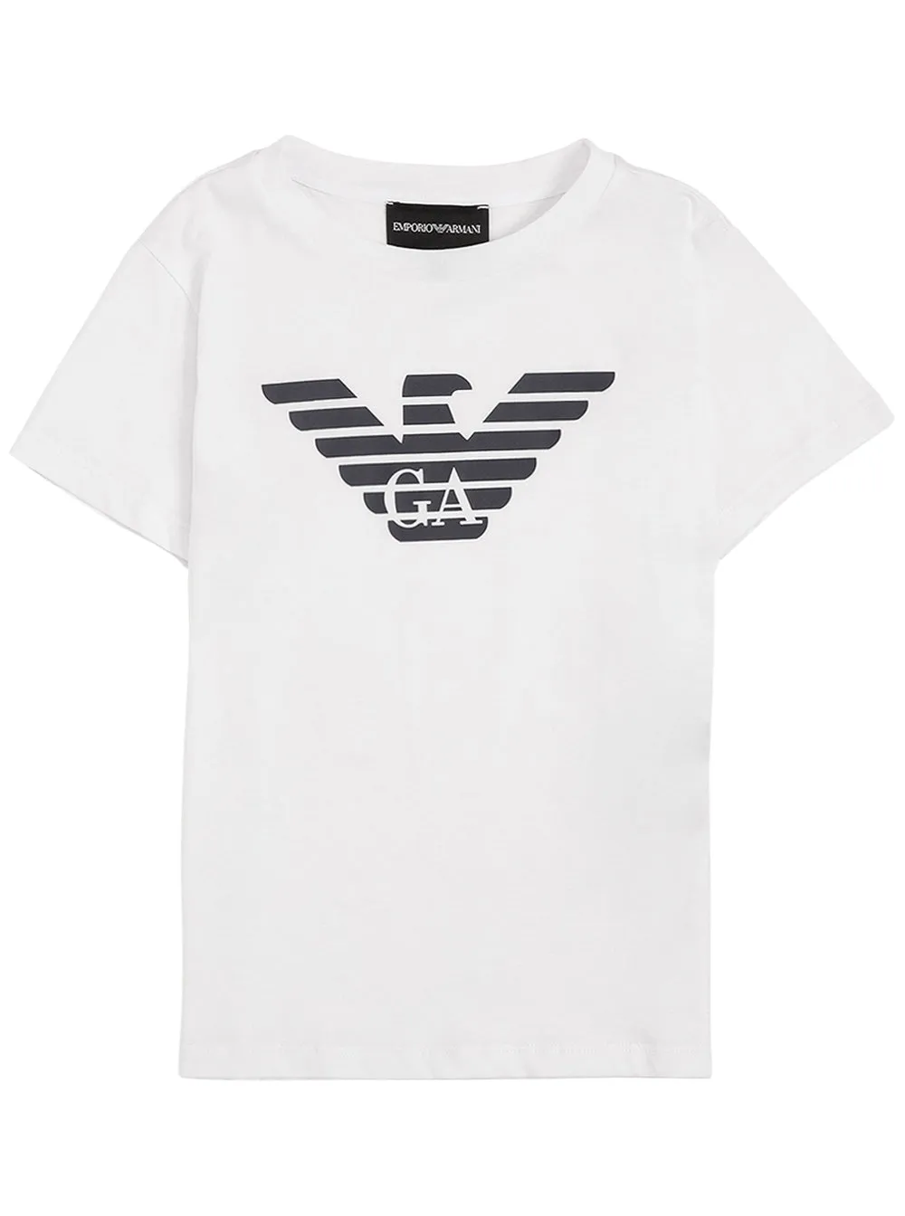 Emporio Armani Kids Logo Print Crewneck T-Shirt