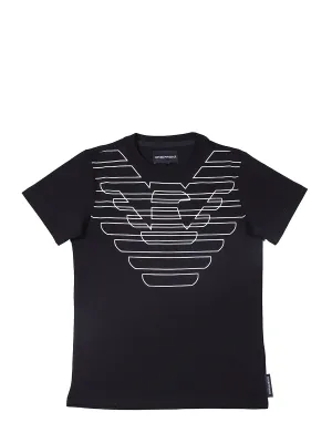 Emporio Armani Kids Logo Print Crewneck T-Shirt