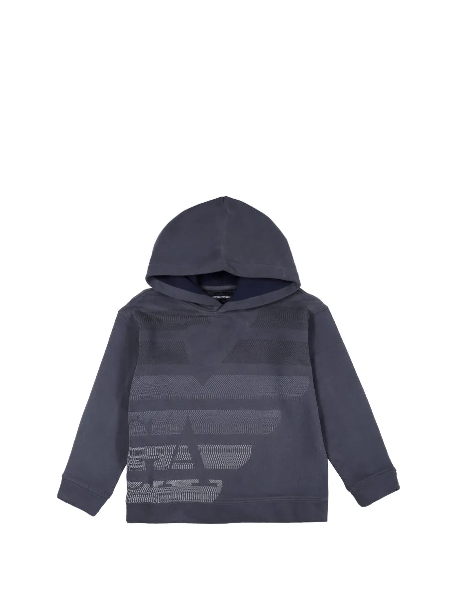 Emporio Armani Kids Logo Print Hoodie