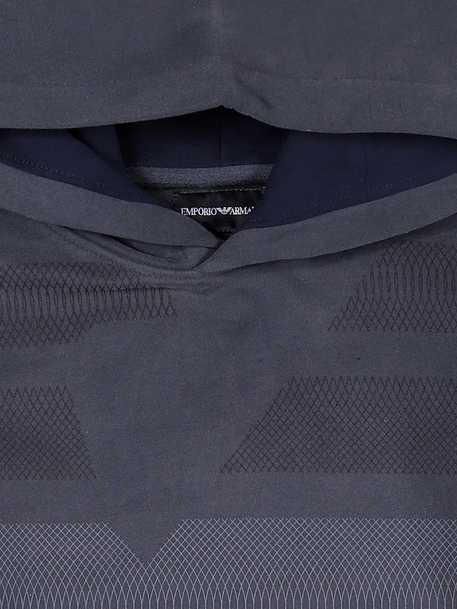Emporio Armani Kids Logo Print Hoodie