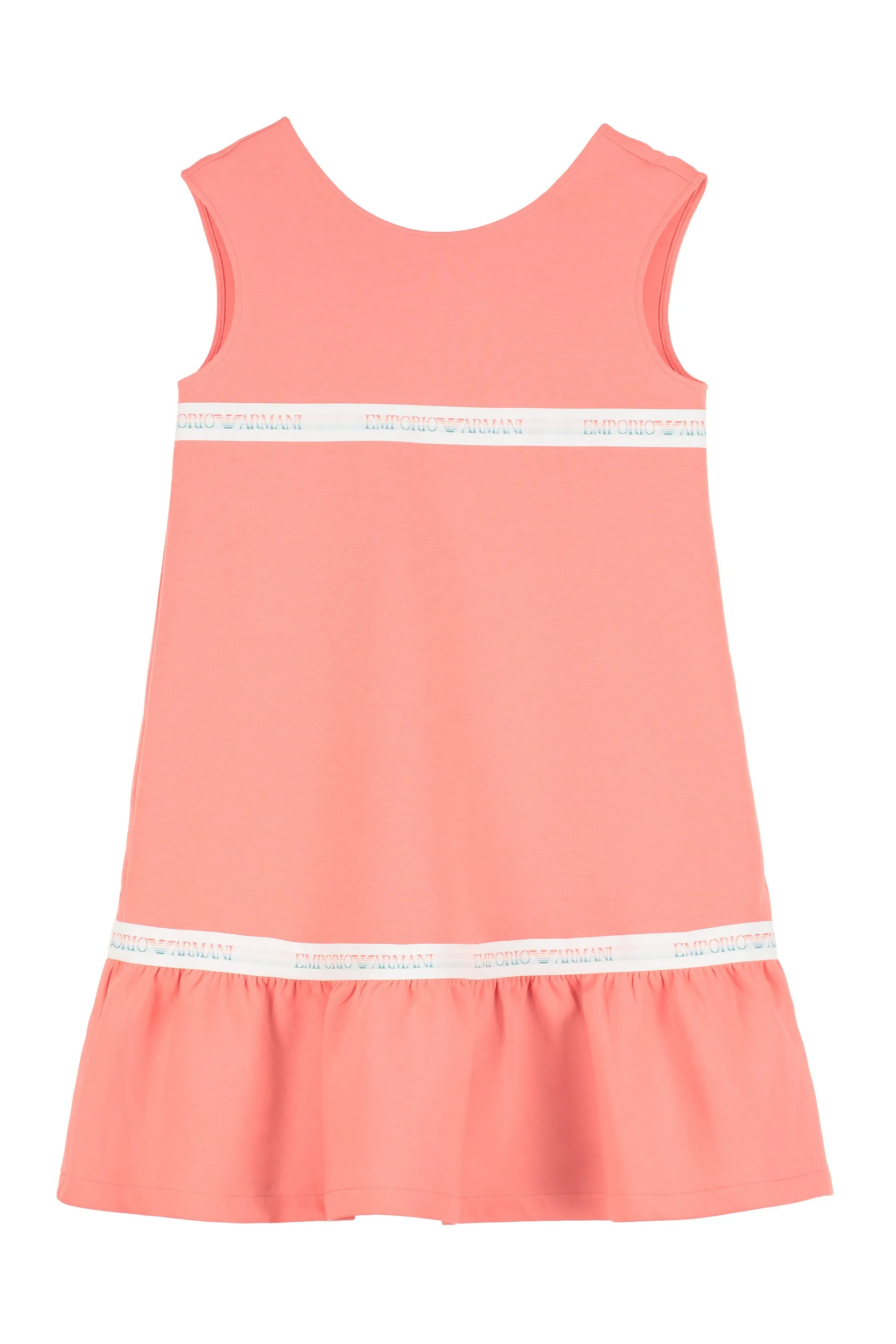 Emporio Armani Kids Logo Tape Sleeveless Dress
